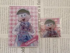 トド松　ホログラムシート　トレーディングブロマイド