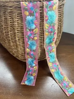 SALE◯インド刺繍リボン　アソート　お得2本セット　No.5