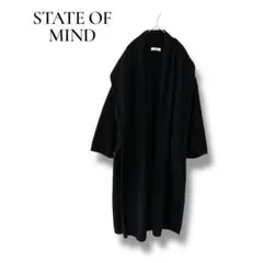 STATE OF MIND レディース　コーディガン　ロングコート　ブラック　M