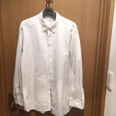 【美品】ユニクロ +J 　 オーバーサイズシャツ 生成り