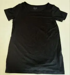 ユニクロ　ヒートテック半袖Tシャツ　130センチ　黒