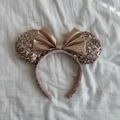 ディズニー　ミニー　カチューシャ　スパンコール