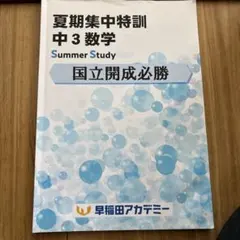 2026年最新】早稲アカ 特訓 中3の人気アイテム - メルカリ