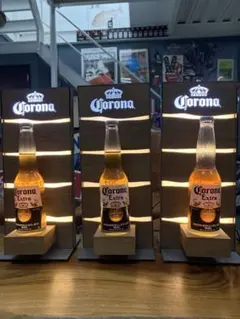 Corona Extra コロナビール LED電飾看板 3台セット店舗什器非売品