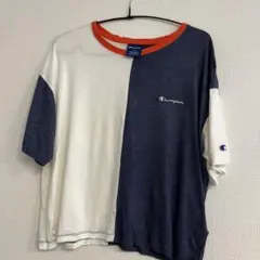 新品未使用品×Champion ×バイカラー Tシャツ ×Lサイズ