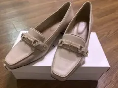 ❤️美品　RUNDA ローファー　3wayベージュ　 Lサイズ（24cm）