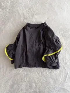 【COTTON from U.S.A】バックフリルロンT