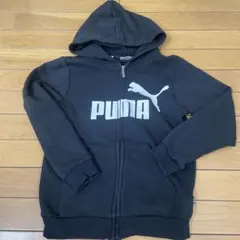 PUMA フルジップパーカー 140cm 黒