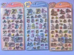 【正規品】うるちゅるポップシール　ディズニーミッキー　ドナルド　チップ&デール