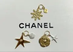 さ*ら様 CHANEL 2025 コメット&カメリア&雪の結晶チャーム&巾着ポー