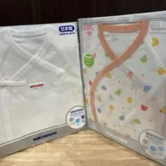 【値下げ】ミキハウス　コンビオール、コンビ肌着セット【新品未使用】