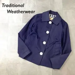 Traditional Weatherwear コットン ジャケット ネイビーのサムネイル