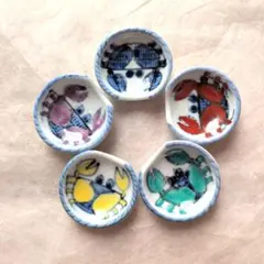 カニ絵柄の箸置きセット 5個