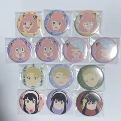 SPY×FAMILY アーニャ ロイド ヨル 表情 缶バッジ