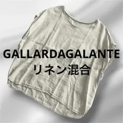 GALLARDAGALANTE フレンチスリーブプルオーバーブラウス　リネン混合のサムネイル