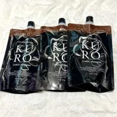 ☆新品•未開封☆KURO Cream Shampoo ダークブラウン 3個セット KURO Cream shampoo ダークブラウン 3個セット 【公式通販】