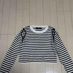 w closet ボーダーニット 長袖