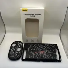 【Nintendo Switch2】ケース スパイダー 蜘蛛柄 保護カバー