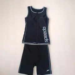 Speedo レディース セパレート水着 ジップアップ ブラックのサムネイル