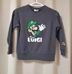 【新品】スーパーマリオ　ルイージ　トレーナー　120cm