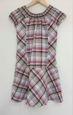 my girl チェック柄 ワンピース