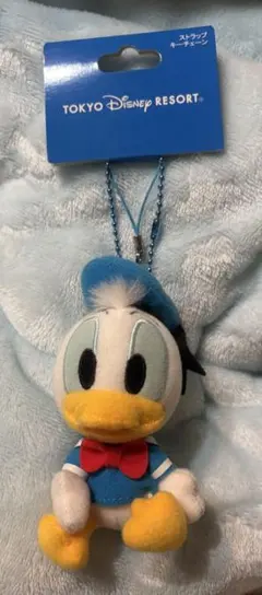 新品未使用 東京ディズニーリゾート ドナルドダック ストラップキーチェーン
