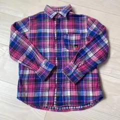 ミキハウス ダブルB チェックシャツ キッズ