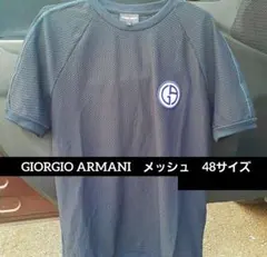 GIORGIO ARMANI メッシュTシャツ ブラック 48サイズのサムネイル