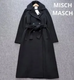 ミッシュマッシュ　新品タグ付き　現行　ダブルボタン　ウールコート　ブラック