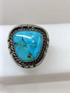 ★【希少品】ターコイズシルバーリング インディアンジュエリー
