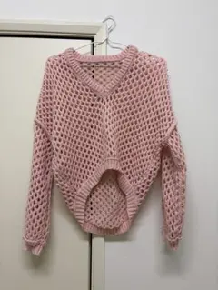 GRL ハニカムニットトップス【an1228】