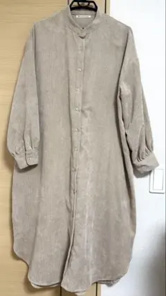 MAJESTIC LEGON コーデュロイ ロング　ワンピース　長袖　F