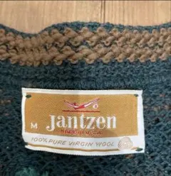 Jantzen 70s USA製 ヴィンテージ ウール カーディガン M