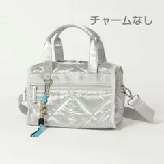 りん様専用 キルティング ミニボストン ショルダーバッグ 2way シルバー