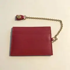 4/8まで出品⭐︎美品⭐︎PRADA ピンク チェーン付きカードケース 新品