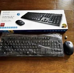 ELECOM ワイヤレスキーボード マウスコンボモデル TK-FDM063BK