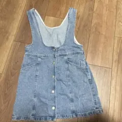 デニムスカート　サロペット　130