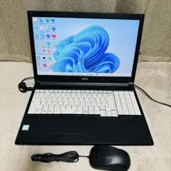 S437 富士通ノートパソコンi5第7世代SSD高速Windows11オフィス付