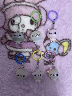 ぷくぷくあわわちゃん ころんとクリアめじるしチャーム