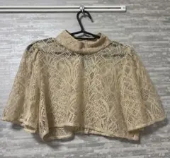 美品】レースボレロ 白　L