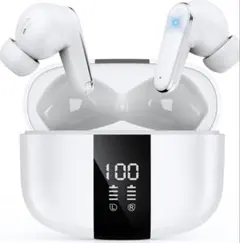 ワイヤレスイヤホン bluetoothイヤホン a LED残量表示 AIスマート