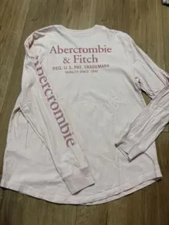 Abercrombie & Fitch 長袖Tシャツ ピンク