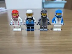 LEGO レゴ レーシングドライバー ミニフィグ 4体セット