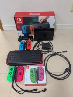 【訳あり】Nintendo Switch 本体 ネオンブルー ネオンレッド
