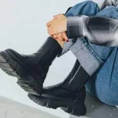 サイドゴアショートブーツPAGEBOY ページボーイ シューズ・靴 ブラック