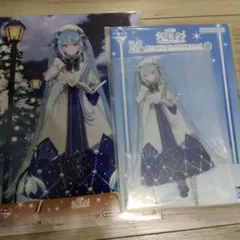 雪ミク2021 初音ミク 一番くじ M賞&S賞 ビッグアクリルスタンド アクスタ