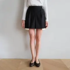 searoomlynn ボンディングミニスカート　新品 SETUP】タックフレアボンディングミニスカート※セットアップ対応[品番