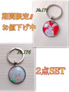 【期間限定‼︎1580円→1280円✨】ペンダント　キーホルダー　キーリング