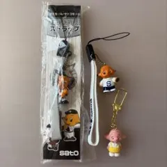 非売品 未開封】千葉ロッテ サトちゃん ストラップ - メルカリ