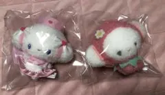 サンリオ　むにゅぐるみパティオ ナース　なりきりいちご　こぎみゅん　2点セット